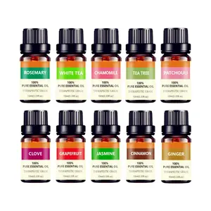 Wholesale Prices 100% Natural 10ml Aromatherapy Tea Tree Peppermint Organic Pure Lavender Diffuser New Essential Oil
