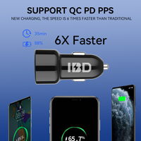 Pour IBD Usine En Gros OEM 18W Rapide USB QC Cell Adapter 20W 3.1A Unique 1 Port Chargeur De Voiture OTP Logo Personnalisé pour Cellule Écouteurs