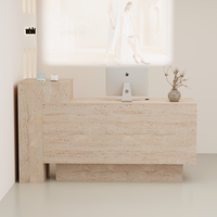 Petit comptoir de réception moderne minimaliste pour magasin de vêtements d'hôtel salon de beauté ou table de comptoir de bar