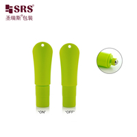 Flacon roll-on en plastique HDPE de 20 ml avec bouchon marche/arrêt pour huile essentielle corporelle et liquides de soin de la peau