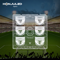HONJU – Lentille optique LED en PC, structure plano-convexe, angle de faisceau de 45 degrés pour éclairage routier – Vente directe usine, OEM/ODM