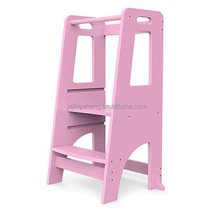 Meubles de cuisine en bois petite aide tabouret élévateur tour d'apprentissage pour tout-petits - Product Image 2