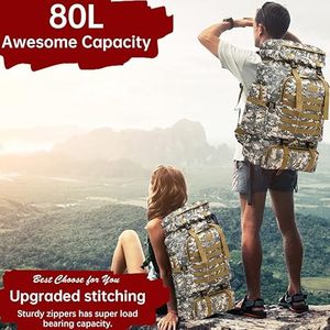 <span class=keywords><strong>Sac</strong></span> <span class=keywords><strong>à</strong></span> <span class=keywords><strong>dos</strong></span> tactique unisexe <span class=keywords><strong>70L</strong></span> imperméable avec doublure en PVC, fermeture éclair, pour randonnée, camping, voyage, chasse, survie, grand <span class=keywords><strong>sac</strong></span> <span class=keywords><strong>à</strong></span> <span class=keywords><strong>dos</strong></span> - Product Image 4