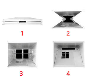 Zeitgenössische Pop-Up Retail <span class=keywords><strong>Container</strong></span> Store Abnehmbare Beschilderung Display Büro Wohnzimmer Küche Schlafzimmer Apartment Werkstatt - Product Image 6