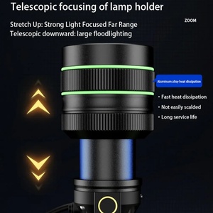 Lampe frontale puissante 18650, lampe frontale rechargeable longue portée, lampe torche avec charge USB pour le camping E0087 - Product Image 4