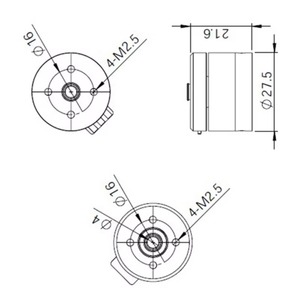 Moteur CC sans balais 12V-14.8V à couple élevé pour stabilisateur de cardan de caméra, actionneur rotatif, rig de cinéma FPV et pièces DIY - Product Image 3