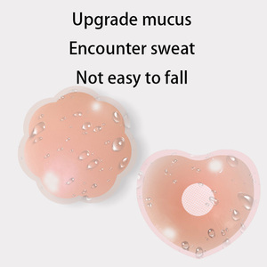 Copricapezzoli <span class=keywords><strong>in</strong></span> Morbido <span class=keywords><strong>Silicone</strong></span> Riutilizzabili e Invisibili per Copertura Naturale e Comfort, Reggiseno Adesivo Senza Spalline e Senza Schienale Petsign - Product Image 2