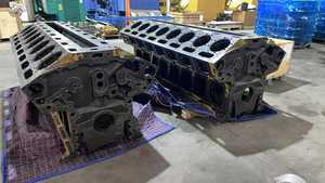 C32 Moteur de générateur 349-2859 9Y-1461 515-2104 515-2105 350-5438 351-6554 Culasse de vilebrequin et carter d'huile - Product Image 2