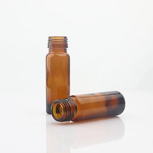 Botella de Vidrio Ámbar para Medicamentos Líquidos, Botella de Vidrio para Jarabe con Tapa de Aluminio a Prueba de Manipulación - Product Image 3