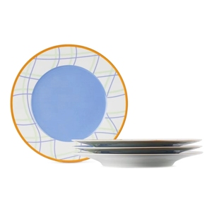 Biểu Tượng Tùy Chỉnh In Thanh Lịch Bộ Đồ Ăn Đám Cưới Gốm Thực Phẩm Phục Vụ Platter Tùy Chỉnh Bữa Ăn Tối Tấm Cho Nhà Hàng - Product Image 6