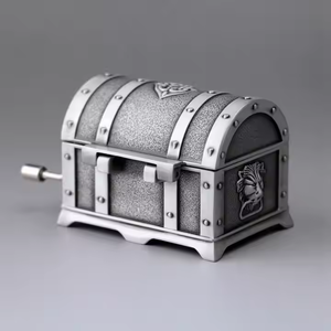 Boîte à musique <span class=keywords><strong>Pirates</strong></span> <span class=keywords><strong>des</strong></span> Caraïbes Petit cadeau Artisanat en métal Boîte à musique à manivelle - Product Image 6