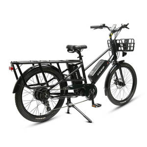 Bicicleta Eléctrica de Reparto de Comida de Largo Alcance con Doble Batería de Litio de 2x48V/15Ah y 7 Velocidades, Rápida y de Largo Alcance - Product Image 3