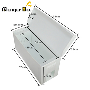 Boîte de ruche à abeilles pliable en polypropylène plastique en gros, 5 cadres, ruche pliable pour l'apiculture - Product Image 1
