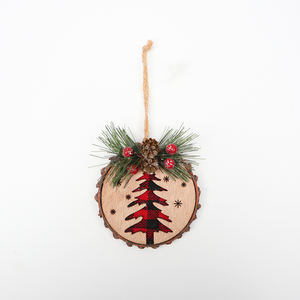 MEICHUANGHUI Decorazioni Natalizie in Legno all'Ingrosso, Ornamenti per Albero di Natale Personalizzati a Basso Prezzo - Product Image 3
