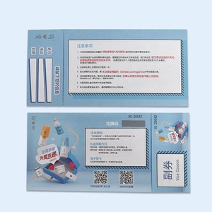 Tickets <span class=keywords><strong>d</strong></span>'entrée en papier personnalisés en gros de haute qualité avec impression personnalisée, format A6 - Product Image 4