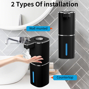 Wall Mount 4-Cấp Có Thể Điều Chỉnh USB Có Thể Sạc Lại Touchless Xà Phòng <span class=keywords><strong>Dispenser</strong></span> Tự Động Cảm Biến Bọt Xà Phòng <span class=keywords><strong>Dispenser</strong></span> Cho Nhà Bếp - Product Image 3