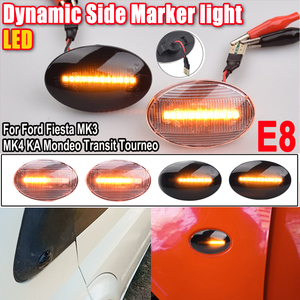 2 pezzi per Ford Transit MK6 MK7 <span class=keywords><strong>Tourneo</strong></span> 2000-2014 Mondeo I MK1 Fiesta III MK3 IV MK4 LED indicatore di direzione indicatore dinamico luce - Product Image 3