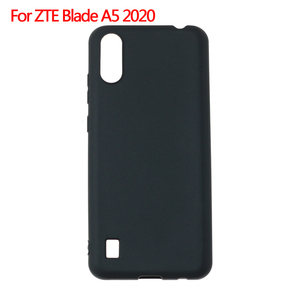 Fabricante al por mayor mate TPU casos suave esmerilado contraportada funda de silicona para teléfono móvil para <span class=keywords><strong>ZTE</strong></span> <span class=keywords><strong>Blade</strong></span> <span class=keywords><strong>A5</strong></span> <span class=keywords><strong>2020</strong></span> negro - Product Image 2