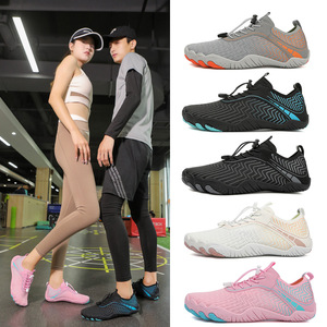 Chaussures d'eau avec empeigne en mesh, semelle en caoutchouc antidérapante, unisexes, pour la plage, les sports de plein air, été - Product Image 5