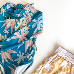 2025 Hot Sale Manufacturer Customized <b>Baby</b> Swimsuit Printed Double Side Kid Short Recycled Kid Swimsuit - Product Image 4