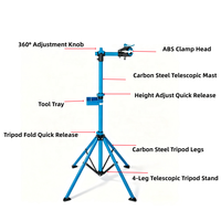 Support de réparation de vélo pliable Worldcycle TL-06E pour la maison, en acier au carbone, support d'entretien de vélo, charge maximale 30 kg, durable, pour vélo de route