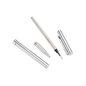High End Slim Metal Roller Ballpoint <b>Pen</b> Rose Gold Promotion Custom Logo <b>Multi</b>-<b>Colored</b> Ink Novelty <b>Pens</b> Custom Brand - Product Image 5