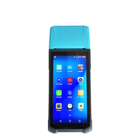 Scanner de codes à barres 2d Android Pda imprimante thermique 5.5 pouces écran tactile portable Pos imprimante