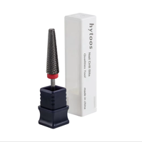 HYTOOS 24mm Super Longues Embouts de Ponceuse à Ongles 5 en 1 Bidirectionnels en Carbure pour Manucure, Accessoires de Polissage Électrique