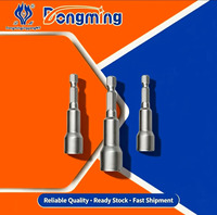 Adaptateur de perceuse électrique CR-V à tige hexagonale en acier, douille magnétique puissante pour tournevis à douilles, pour bricolage OEM ODM 6-14mm