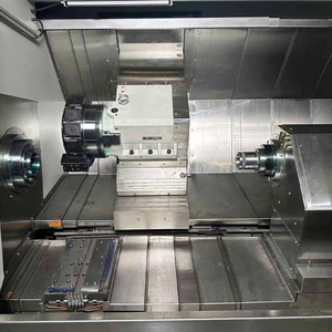 Mittelgroße 6-Achsen Horizontale <span class=keywords><strong>CNC</strong></span>-Drehmaschine Doppelwellen-Einzelblatt-Schrägbett-Dreh- und Fräsmaschine für Metallteile - Product Image 4