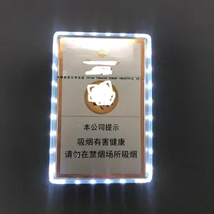 재충전용 LED 담배 전시 상자