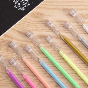 Surligneurs pastel 15 cm, pointe fine, corps en plastique, marqueurs pour bureau et école - Product Image 3