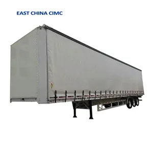 3轴40吨滑动窗帘货车拖车用于散装货物运输