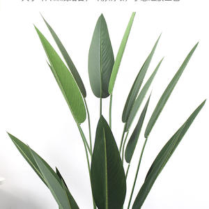 Arbre à plante artificielle de luxe style nordique, plante de décoration pour hall d'entrée d'hôtel, les oiseaux du phare - Product Image 2