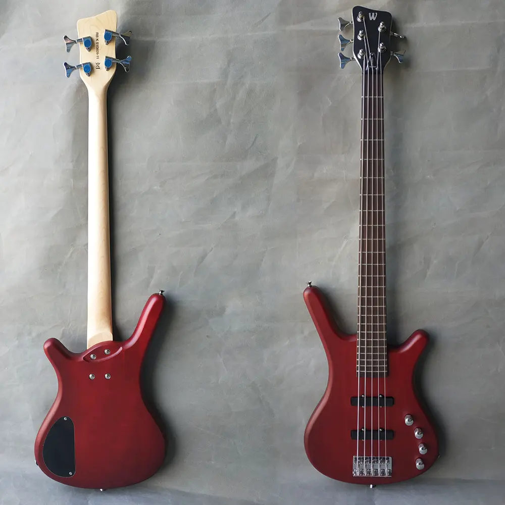 इलेक्ट्रिक बास गिटार OEM 5 स्ट्रिंग्स मिनी यात्रा बास कस्टम संगीत उपकरण फैक्टरी कीमत पांच स्ट्रिंग्स बास गिटार