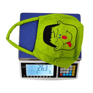 Тканевые пакеты для трюков или подарков для детей, костюм на Хэллоуин, сумка-тоут для конфет с тыквой и лицом - Product Image 4