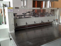 Machine de découpe de papier de haute précision pour étiquettes imprimées, à découpe kiss-cut, contrôlée par PLC Mitsubishi, 220V/380V, fabriquée en Chine