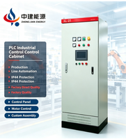 Armoire de commande et de distribution électrique industrielle intelligente complète avec PLC, modèle XL-21 en acier métallique
