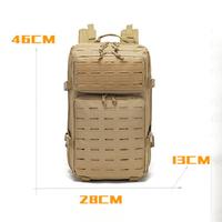Sac à dos tactique imperméable 45L 900D Oxford avec cadre interne, système Molle, sangles réglables, pour le sport, la randonnée, la chasse, le camping