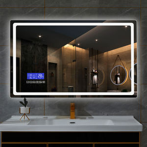 Espejo de lujo con borde biselado personalizado para baño, espejo iluminado led para tv, <span class=keywords><strong>android</strong></span>, gran oferta - Product Image 1