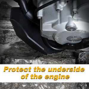 Waximoto apto para <span class=keywords><strong>Royal</strong></span> <span class=keywords><strong>Enfield</strong></span> Himalayan 450, protección de motor de aluminio del mercado de accesorios, cubierta deslizante de marco de placa Bash - Product Image 6