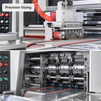 Nouvelle machine de découpe et d'assemblage rotative entièrement automatique pour cartons ondulés, à installation rapide, avec alimentation automatique par écran tactile pour imprimante et découpeuse.