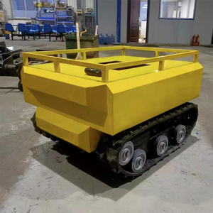 Aangepaste Landbouw Industrie Chassis Onderdelen Elektrische <span class=keywords><strong>Rubber</strong></span> Rupsbanden Rupsbanden Onderstel Platform - Product Image 1