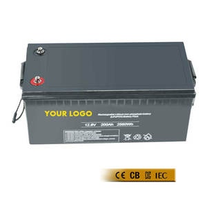 Baterai Lithium besi fosfat 12 V Lifepo4 Lithium Li Ion baterai 12 Volt Solair baterai surya 200Ah - Product Image 4