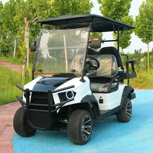 Wholesale Price Cheap Electric Club Car Lithium Battery Powered 4 Passenger Off-road Electric Golf Cart
