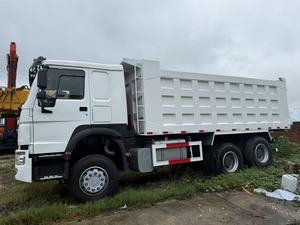Truk sampah Dump Truck Sino <span class=keywords><strong>Howo</strong></span> NX 371 380 Dumptruck <span class=keywords><strong>6x4</strong></span> 8x4 Sino Hohan 400hp 10 12 roda 20-60ton truk pembuang pasir - Product Image 2