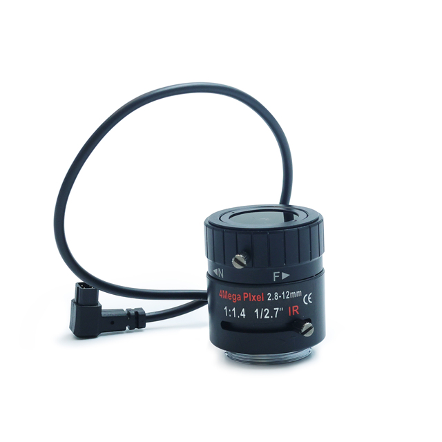 HD 4.0 Megapixel Auto Iris Varifocal IR Metal CS Lens for Security IP Cameras 4MP 2.8-12mm CCTV Lens F1.8 Surveillance