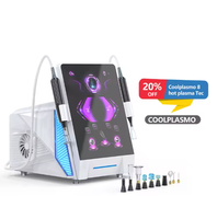 Appareil de beauté portable à plasma froid OEM/ODM pour le nettoyage du visage, avec dermaroller et jet chaud/froid
