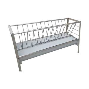 Mangeoire à moutons en métal robuste et nouveaux panneaux d'élevage en plastique avec mangeoire ronde pour l'entretien des moutons - Product Image 1