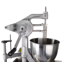 XEOLEO Commercial 3 Types Donut Maker Électrique 3000W Semi Automatique Gâteau Donut Maker Pourrait Produire Forme D'onde/Rond/Sphérique